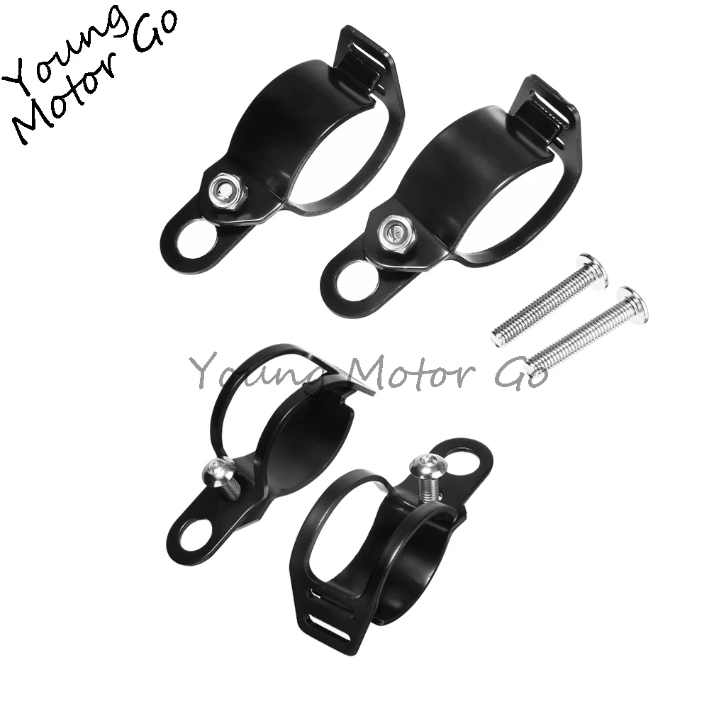 

2 шт. универсальный мотоцикл указатель поворота светильник металлический держатель Перемещение; Большие размеры 33-43 мм передняя вилка зажи...