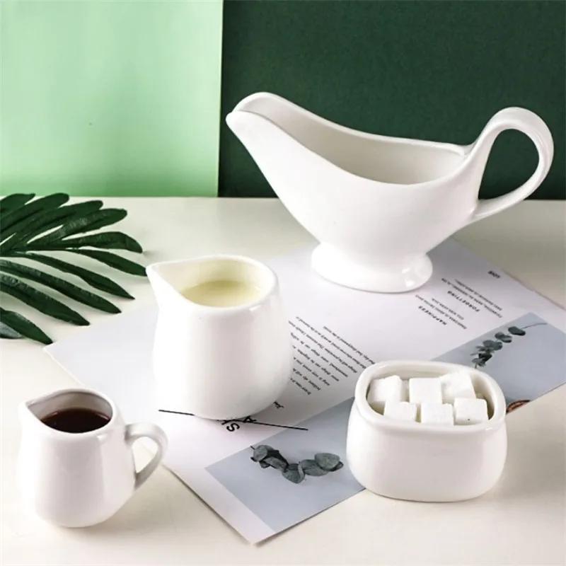 Европейский керамический соус для бифстейка белый фарфоровый перец стандартная