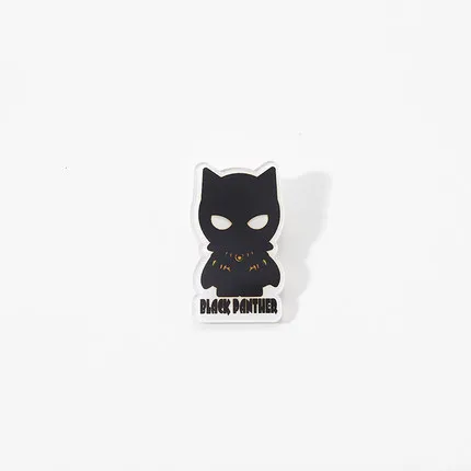 Мстители DC герой брошка мультфильм симпатичный значок Супермен Человек-паук Железный человек Бэтмен Халк булавка сумка аксессуары для женщин - Окраска металла: 14