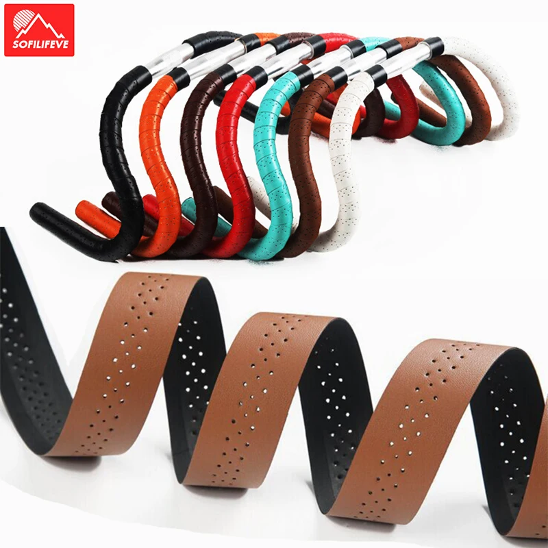 1 пара велосипедная лента для руля велосипеда из искусственной кожи дорожная