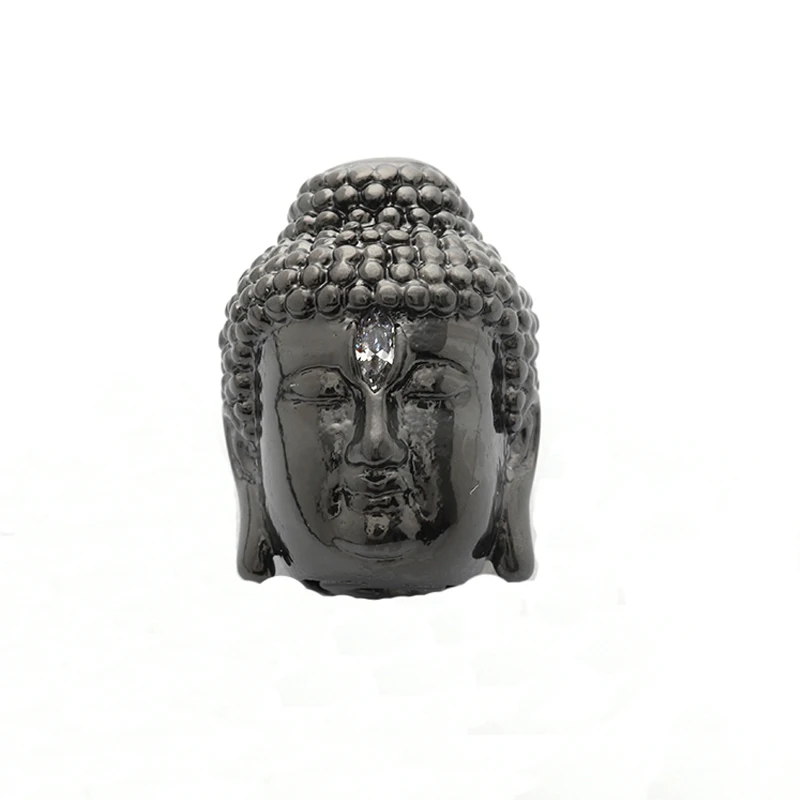 4 цвета 1 шт Оригинальные античные белые золотые медные бусины с головой Будды