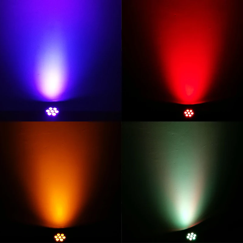 Новый светодиодный прожектор с движущейся головкой 7x1 8 Вт RGBWPA 6 в 1 DMX