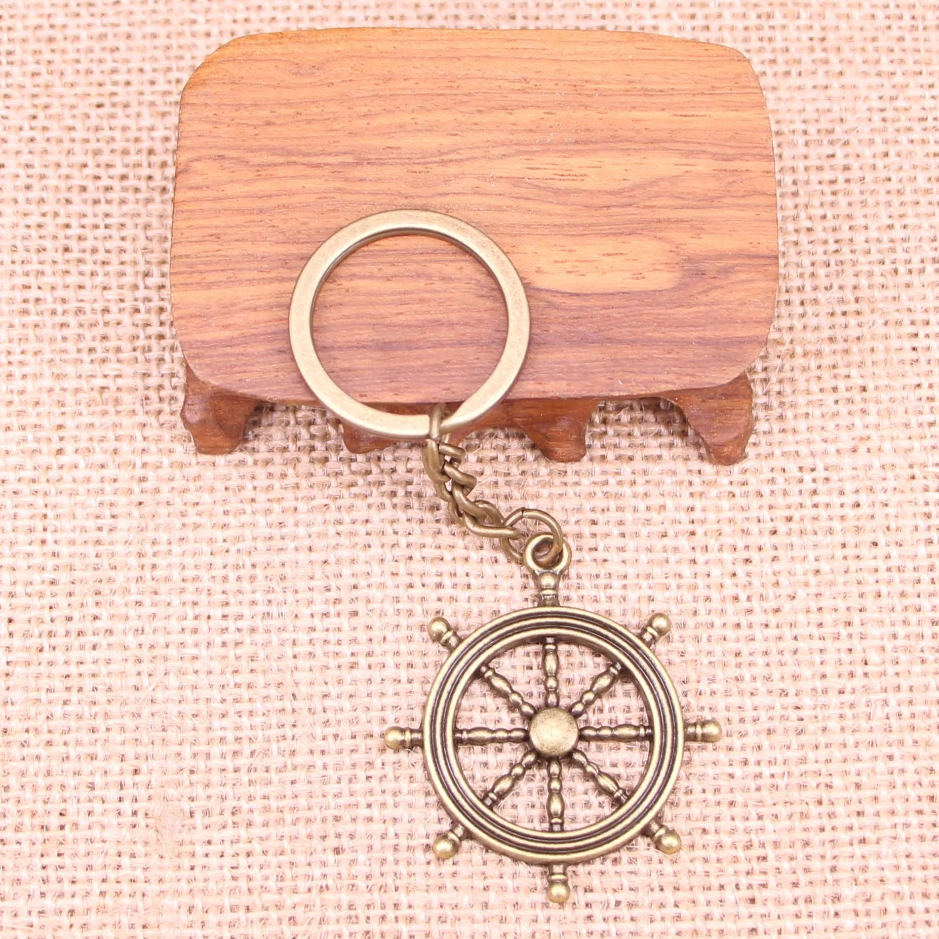 Новинка модный брелок для ключей 20 шт. 45x40 мм подвески руля мужские украшения