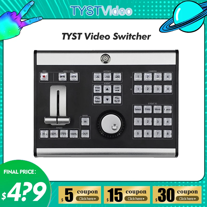 Панель управления TYST TY-REW380 переключатель Vmix в режиме реального времени