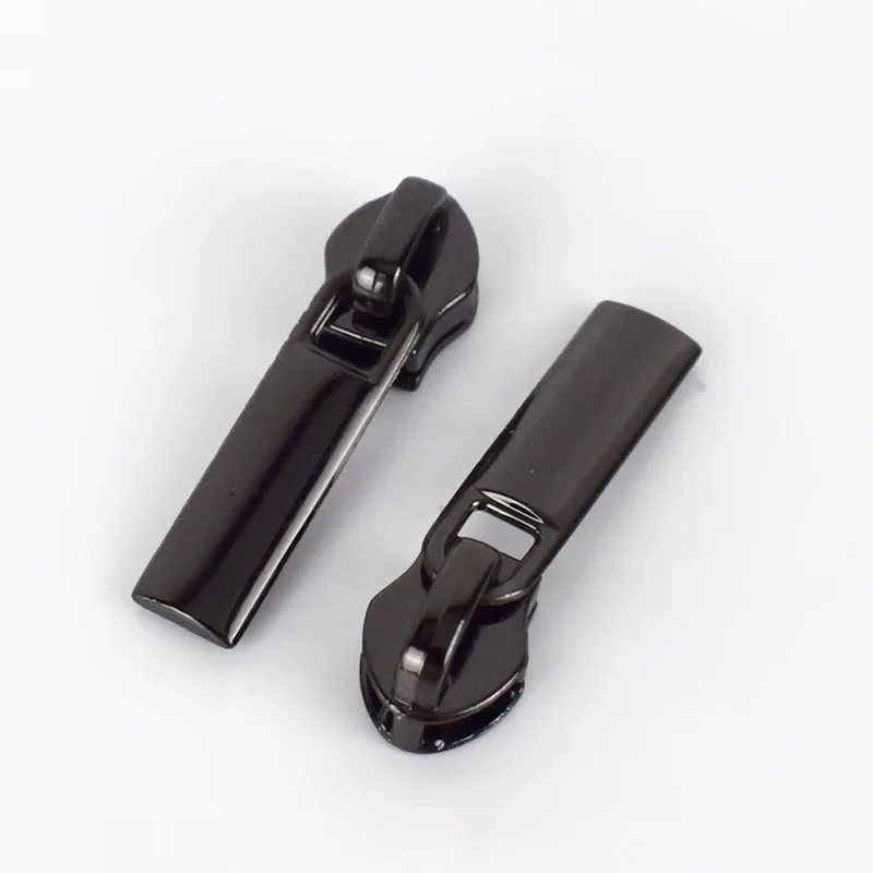gunblack 20 шт. Meetee Экологичные ползунки на молнии для 3# Нейлоновая пуховая куртка на молнии карман на молнии сумка на молнии комплекты для ремонта DIY аксессуары - Цвет: gunblack