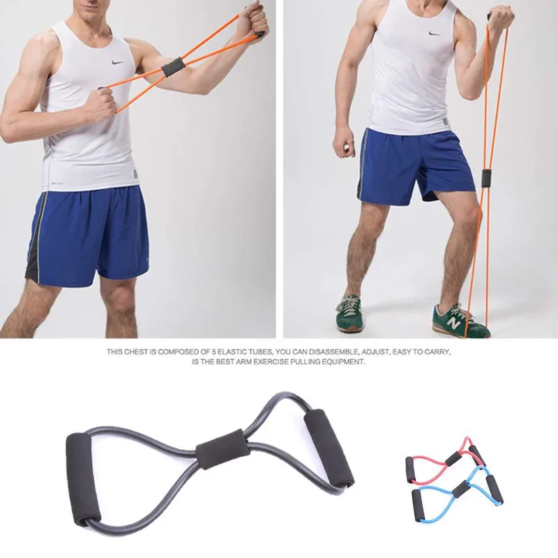 Эспандер для фитнеса 8 слов Резиновая лента эластичная оборудование экспандер