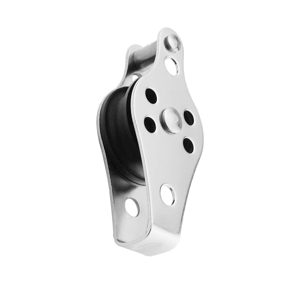 

316 Stainless Steel Pulley Suit 2mm to 8mm Rope Blocks Rope Runner Kayak Boat Accessories Marine Canoe Anchor Trolley Kit Hot