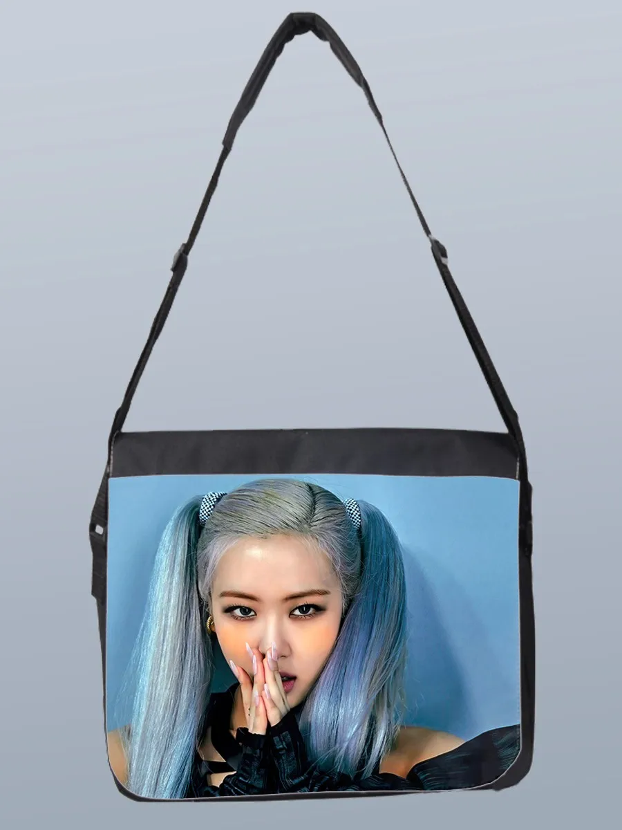 Сумка для ноутбука планшета рюкзак портфель на плечо с принтом Музыка KPOP Blackpink Rose
