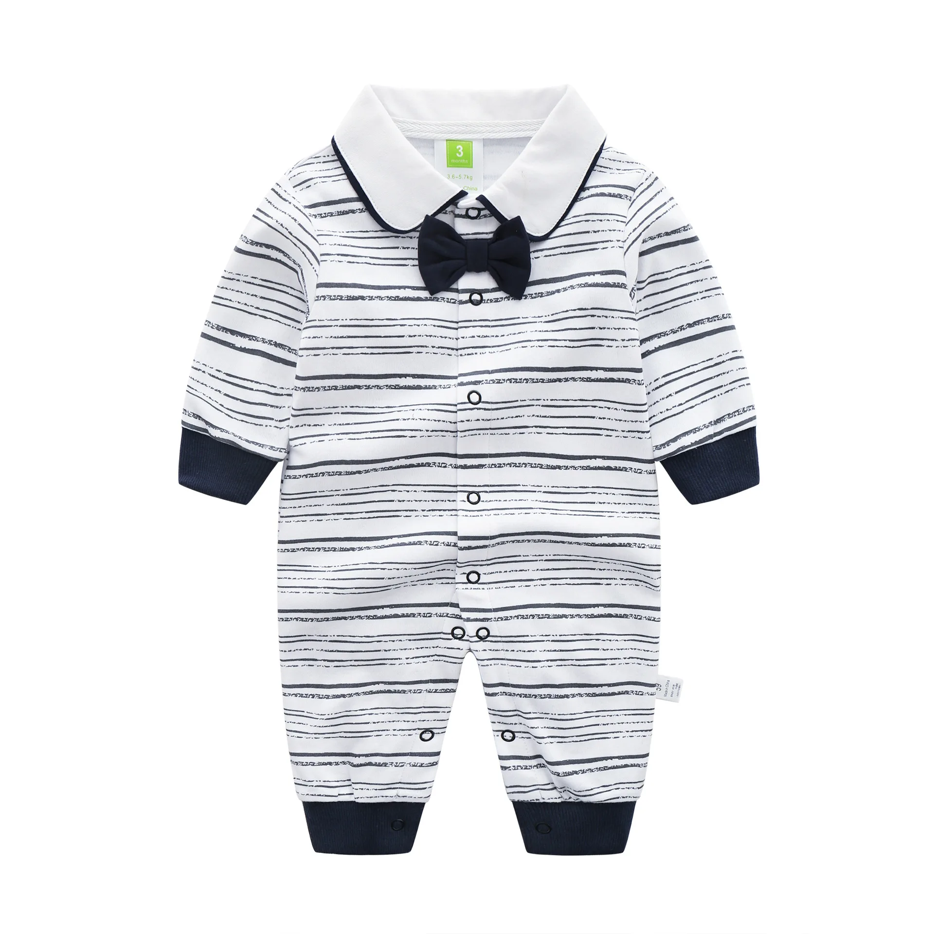 Детский однобортный хлопковый костюм комбинезон для маленьких девочек и