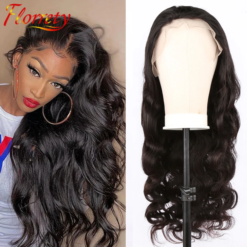 

T Part Transparent Lace Wig 13x1 Body Wave Peruvian Human Hair Wigs 4x4 Bodywave Pre Plucked Lace Closure For Black Women