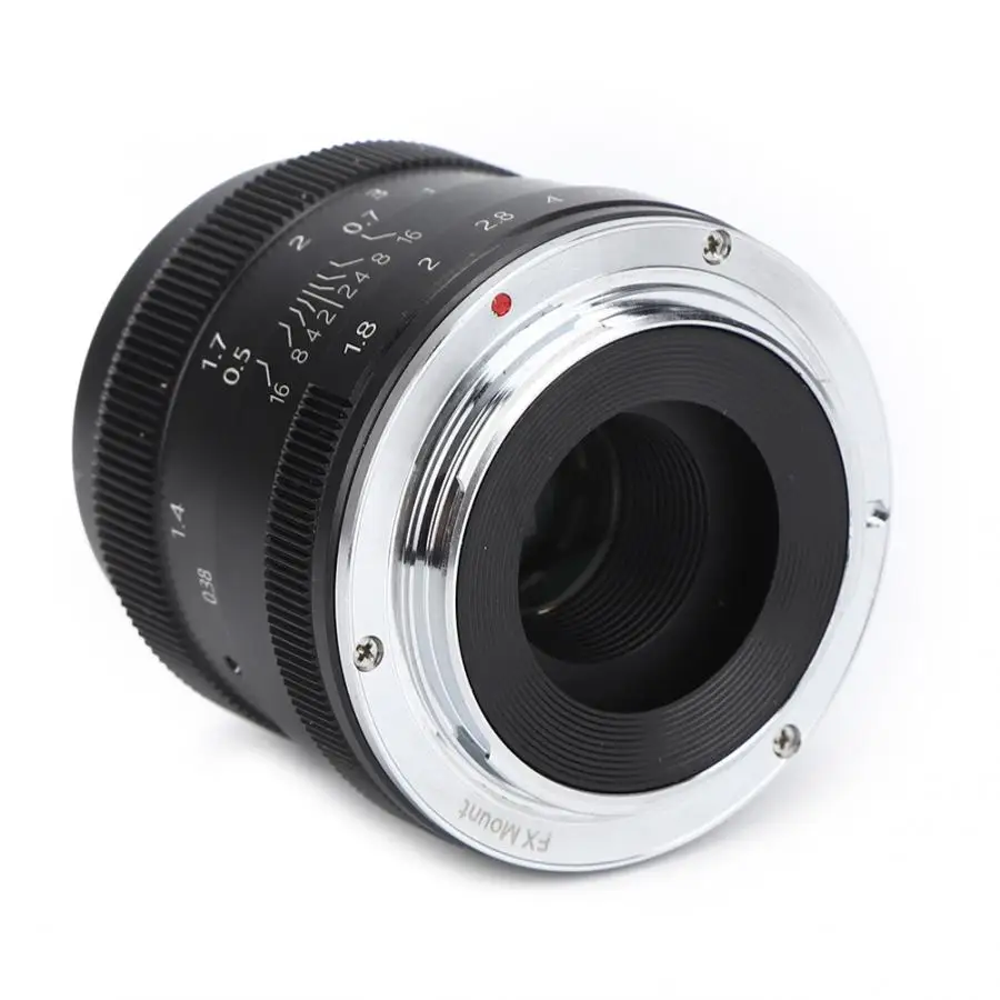 Объектив для фотокамеры 50 мм F1.8 Fuji Mount с фиксированным фокусом подходит