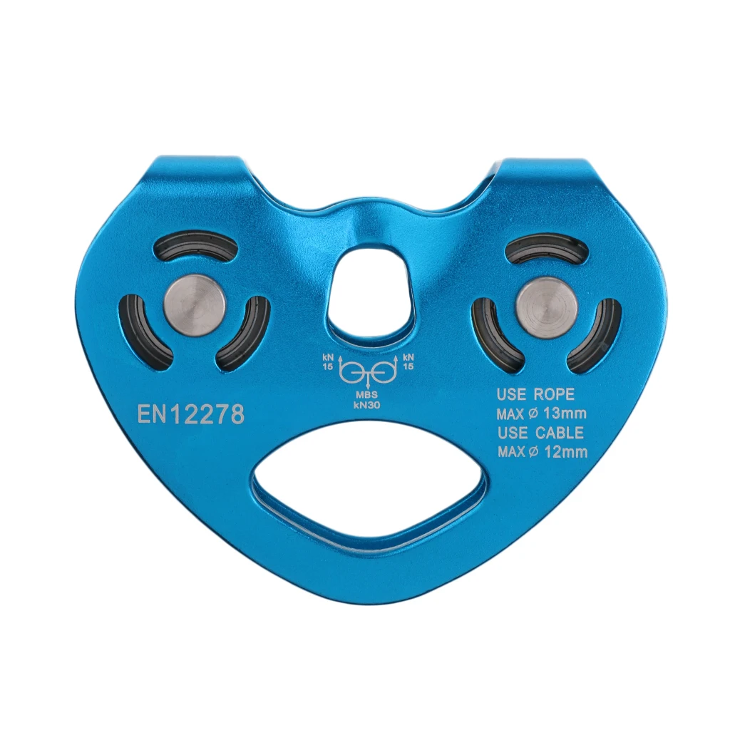 

30KN Climbing Pulley General Purpose Aluminum Rope Pulley With Stainless Steel
