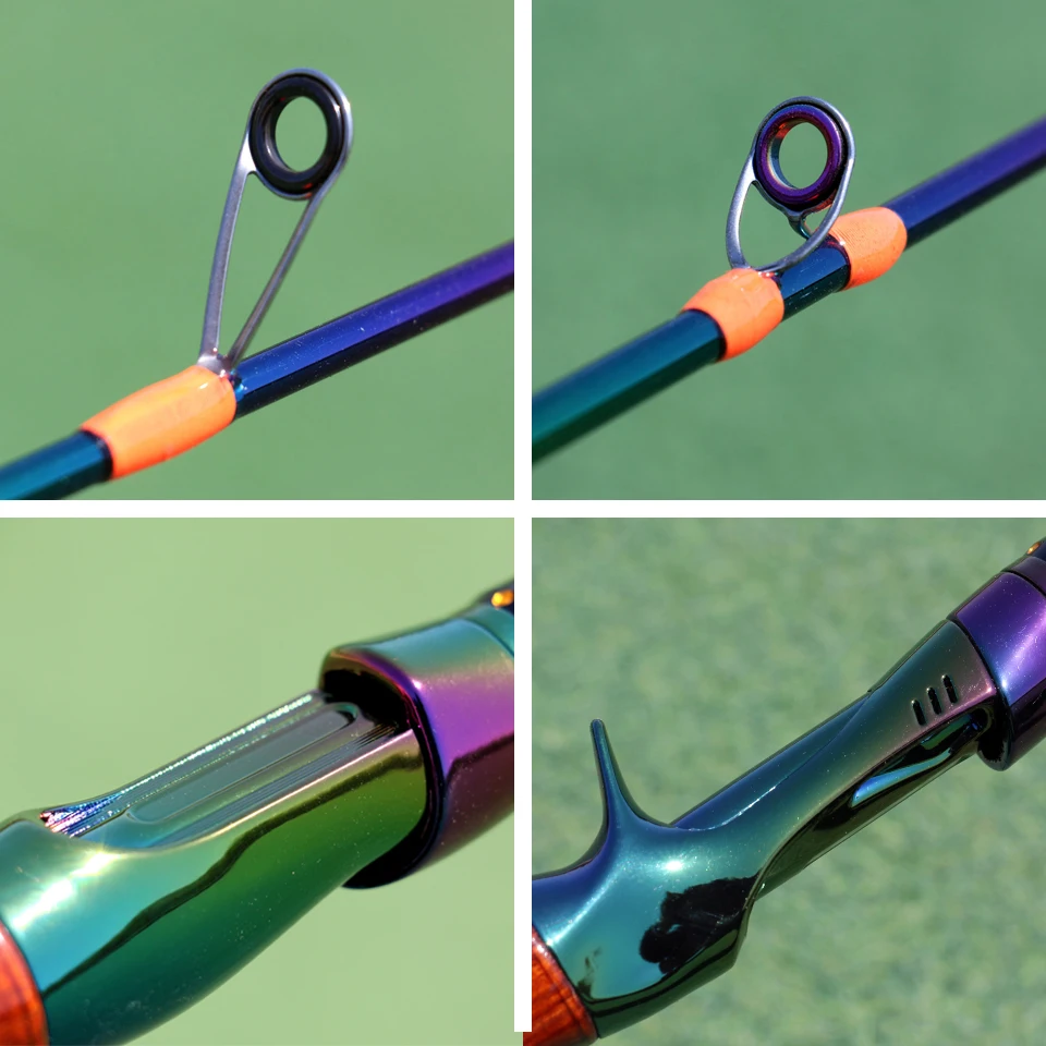 Красочное карбоновое удилище для спиннинга ul 1 68 м 3-7 г ультралегкие удилища