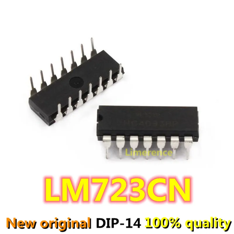 

10 шт., UC723L = LM723CN DIP14 LM723 DIP-14 MC1723CP DIP, новые и оригинальные, поддержка ИС, переработка всех видов электронных компонентов