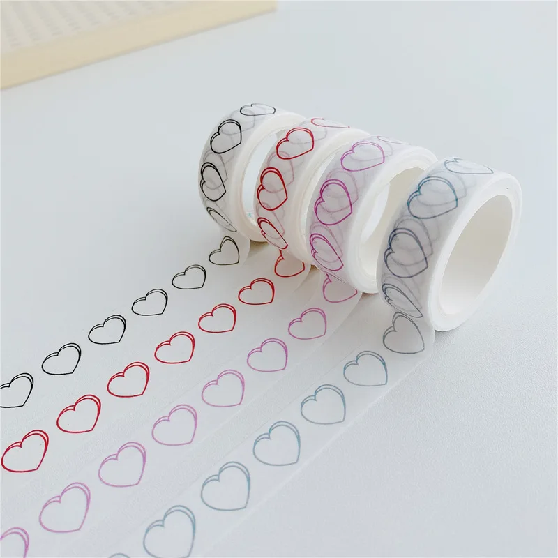 

Cute love and paper tape simple love hand account ins with diy hand account