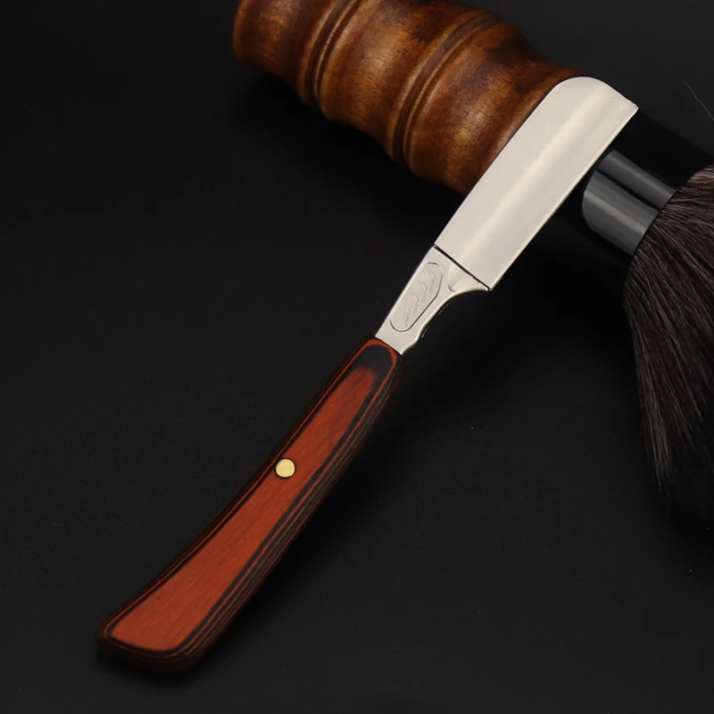 Бритва RIRON с перьями для мужчин профессиональный складной держатель из