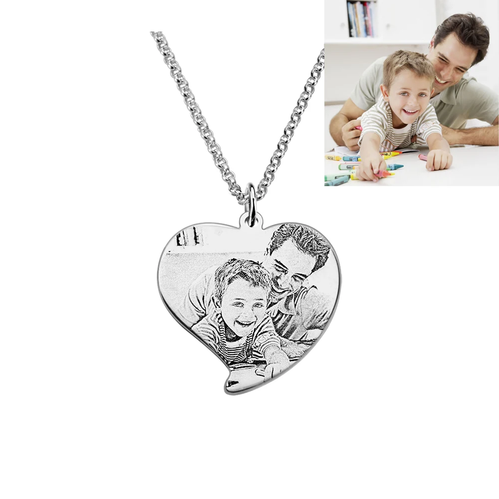 Ожерелье с гравировкой Sweey подвеска фото ожерелье подарок | Украшения и