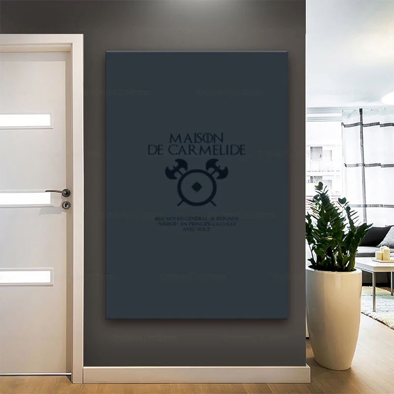 

House of Carmelide Kaamelott Abstract Wall Poster Modern Style Canvas Print Painting Contemporary Art Room Decoration Picture