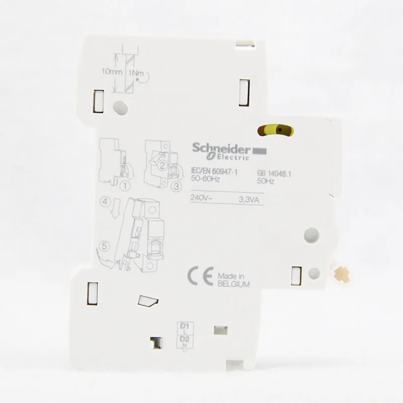 IMN instantaneous undervoltage trip unit 220-240VAC(for iC65 iDPN iID RCA ARA)double terminal miniature circuit breaker A9A26960
