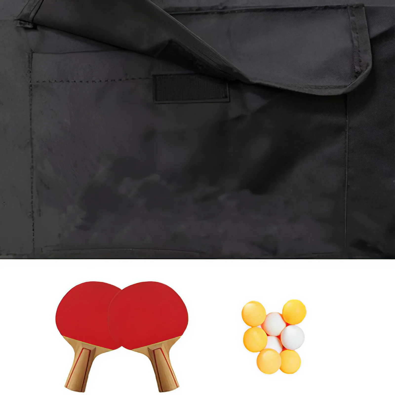 

Ping Pong Table Cover Dust Cover Waterproof Tennis Table Storage Cover Elastic Hem Outdoor Living Cover For Ping Pong Table