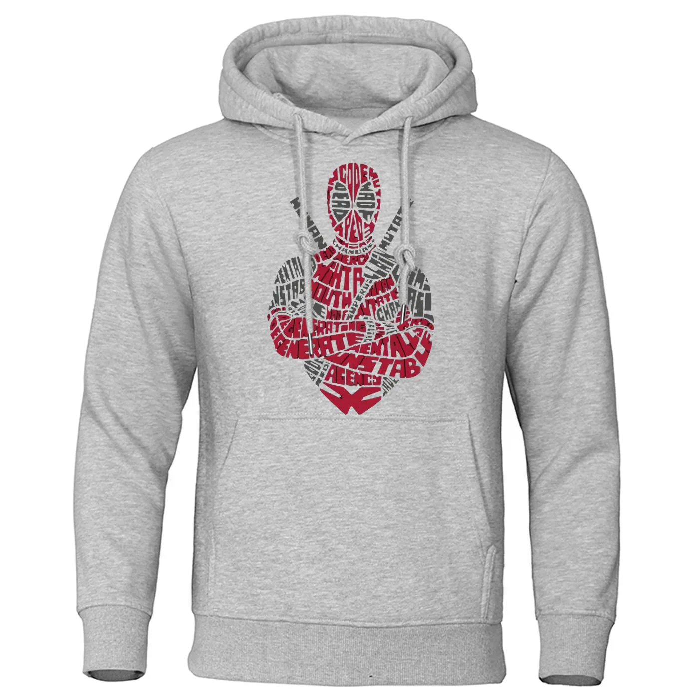 Осенне зимние толстовки с капюшоном смешной Дэдпул худи супергероя Для мужчин