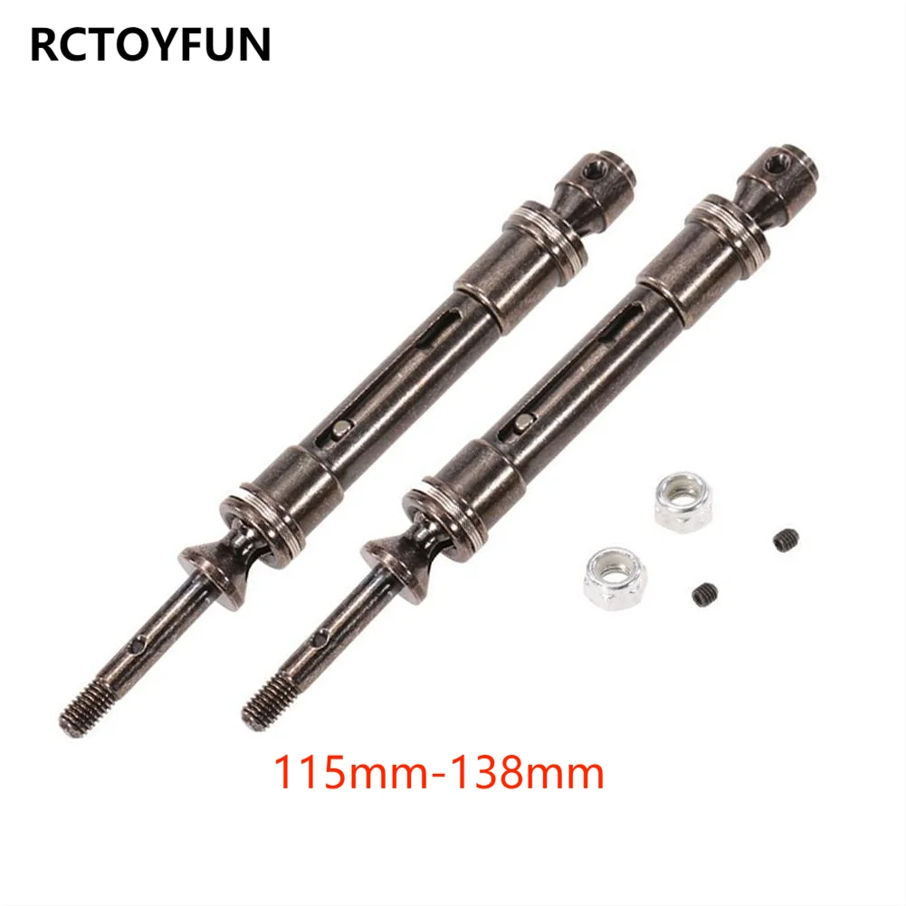 

2Pcs Upgrade Rear Drive Shaft For Traxxas Slash 4X4 Rustler VXL Stampede 4X4 VXL RC Car Replacement Accessories Spare
