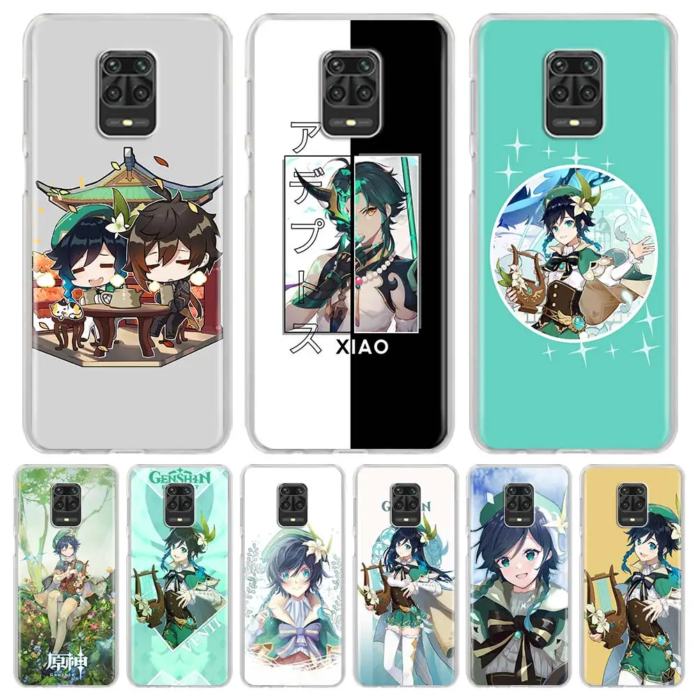 

Genshin Impact Venti Game Phone Case for Xiaomi Redmi Note 9S 8T 8 Pro 9 7 9A 8A 7A K40 K30 10 Pro Hard PC Back Cover Fundas