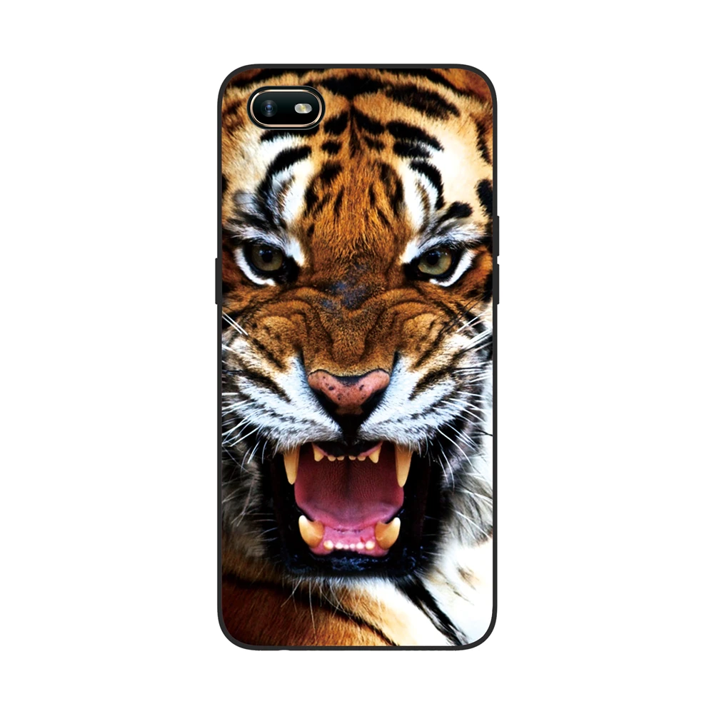 18 GUCOON силиконовый чехол для OPPO A1K 6,1 дюймов Чехол Мягкий ТПУ защитный чехол для телефона с рисунком волка розы цветы чехол-бампер - Цвет: 18