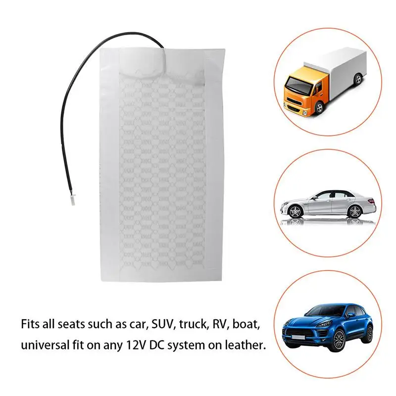 Подогрев сиденья Onever из углеродного волокна теплый автомобильный Стайлинг 12 В