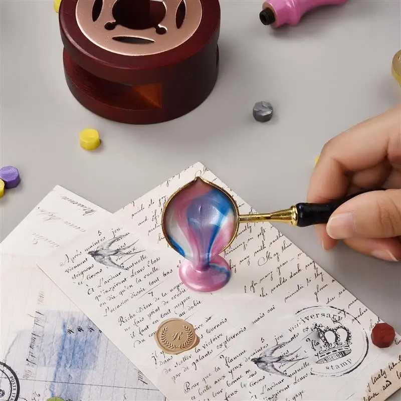 Ложка для воска восковая печать штамп бусины винтажного ремесла конверта