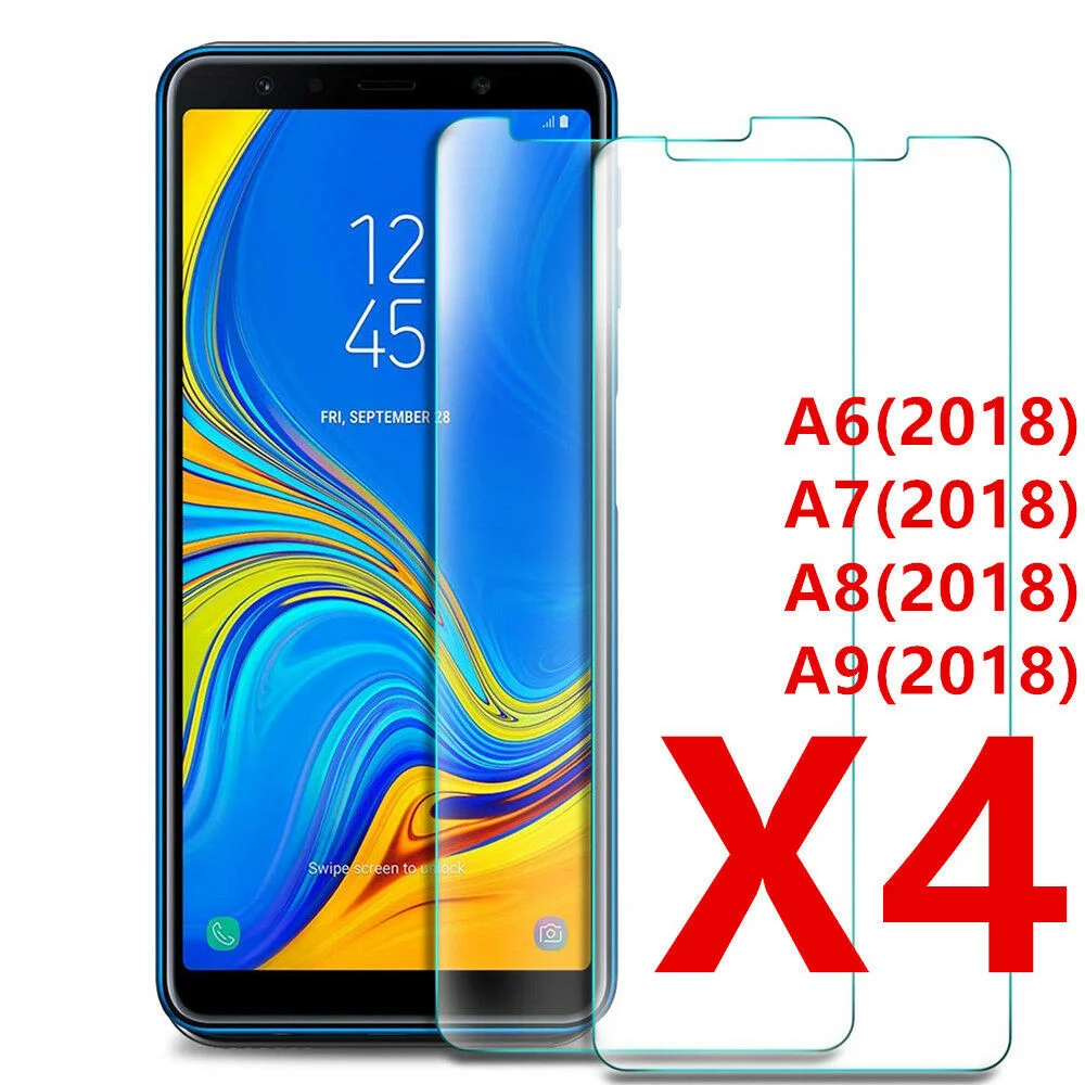 

VERRE TREMPE ECRAN FOR SAMSUNG A6 Plus A7 A8 A9 FILM PROTECTION LOT1/4