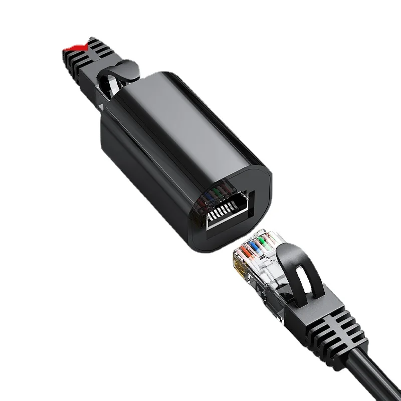 

Gigabit Network Cable Extension Connector Straight-through RJ45 Interface Broadband Computer Network Cable Adapter
