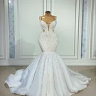 Весеннее свадебное платье с кристаллами, шифоновое платье с аппликацией и жемчугом на заказ, свадебные платья Boho