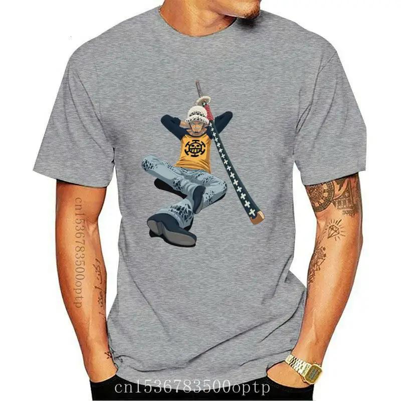 

New Big Size Trafalgar Law One Piece T shirt Leisure Homme T Shirt For Male 3D Print T-Shirt Popular Round Neck t shirt