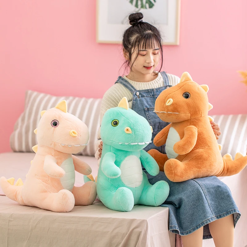 New Nice Dinosaur Plush Toy Soft Stuffed Cartoon Animal Dragon Doll Lovely Home Decor Baby Soothing Pillow Children Kids Gift | Игрушки и
