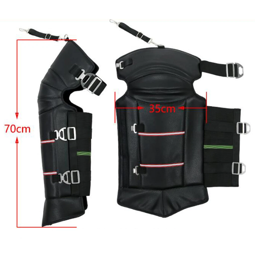 1 пара защита для колена мотоциклетные кожаные наколенники плюшевая утепленная