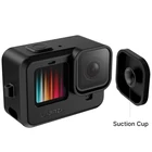 Ulanzi G9-1 GoPro 10 силиконовый чехол для телефона Черный Защитный чехол рамка Vlog Mic Аудио адаптер Аксессуары для экшн-камеры