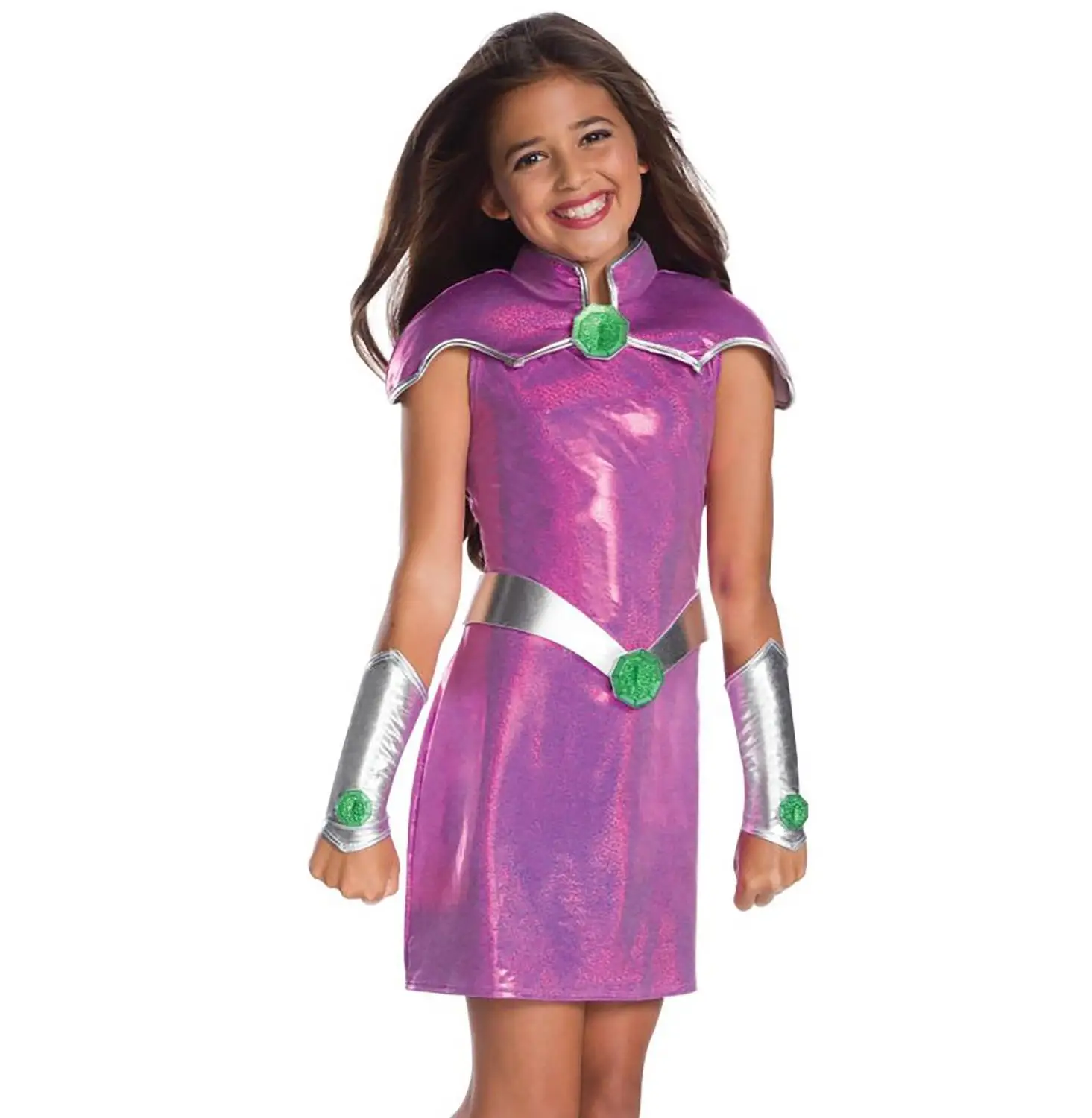 Teen Titan- Starfire Cosplay for Kids TuTu Dress  Halloween Costume (3-9Years)  Party Dress