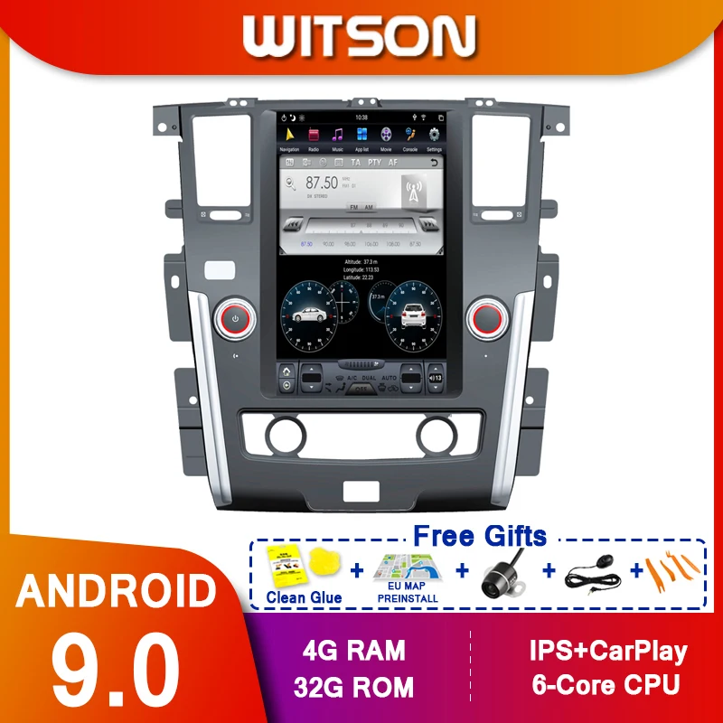 Автомобильный gps-навигатор WITSON мультимедийный видеоплеер 4 Гб + 64 ГБ Android 9 0 для NISSAN