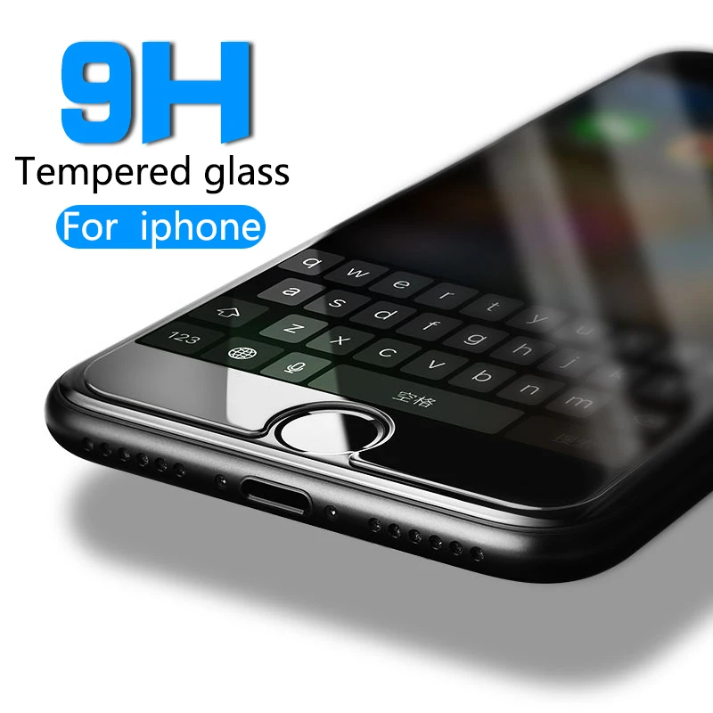 Стекло для iphone 6 7 6s 8 plus 11 pro XS max XR стекло x защита экрана на 6S чехол|Защитные стёкла