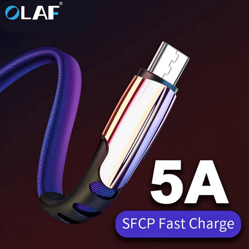Кабель Micro USB 5A Быстрая зарядка USB синхронизация данных мобильный телефон кабель для зарядного устройства для samsung Xiaom