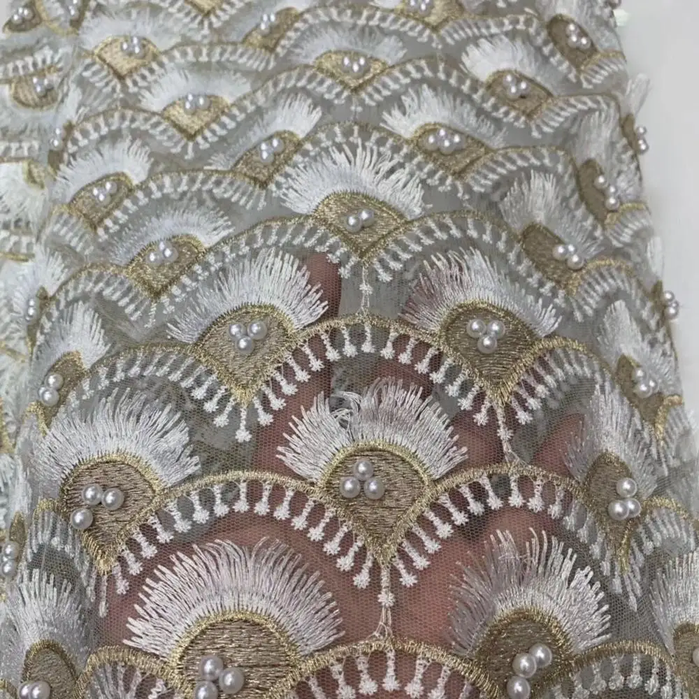 Высококачественная модная нигерийская кружевная ткань высокого качества