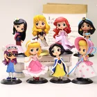 Кукла-гуманоид из аниме Холодное сердце Disney, Эльза, принцесса, шневитчэн, Алиса, сказка, мультяшная фигурка, милая игрушка для девочек, детские подарки