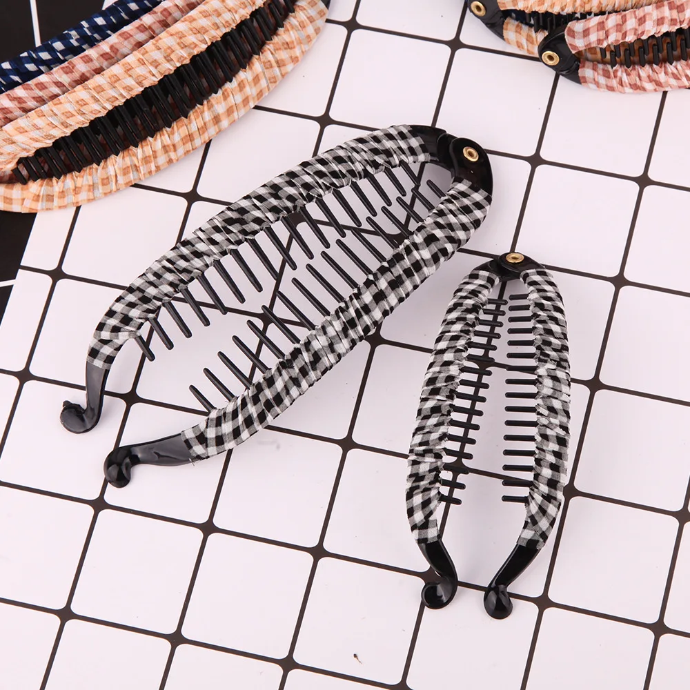 Женский зажим для волос ACC68 в форме рыбы с принтом заколка банан заколки из ткани