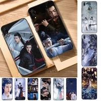 chenqingling the untamed wang yibo xiaozhan phone case for vivo y91c y11 17 19 17 67 81 oppo a9 2020 realme c3