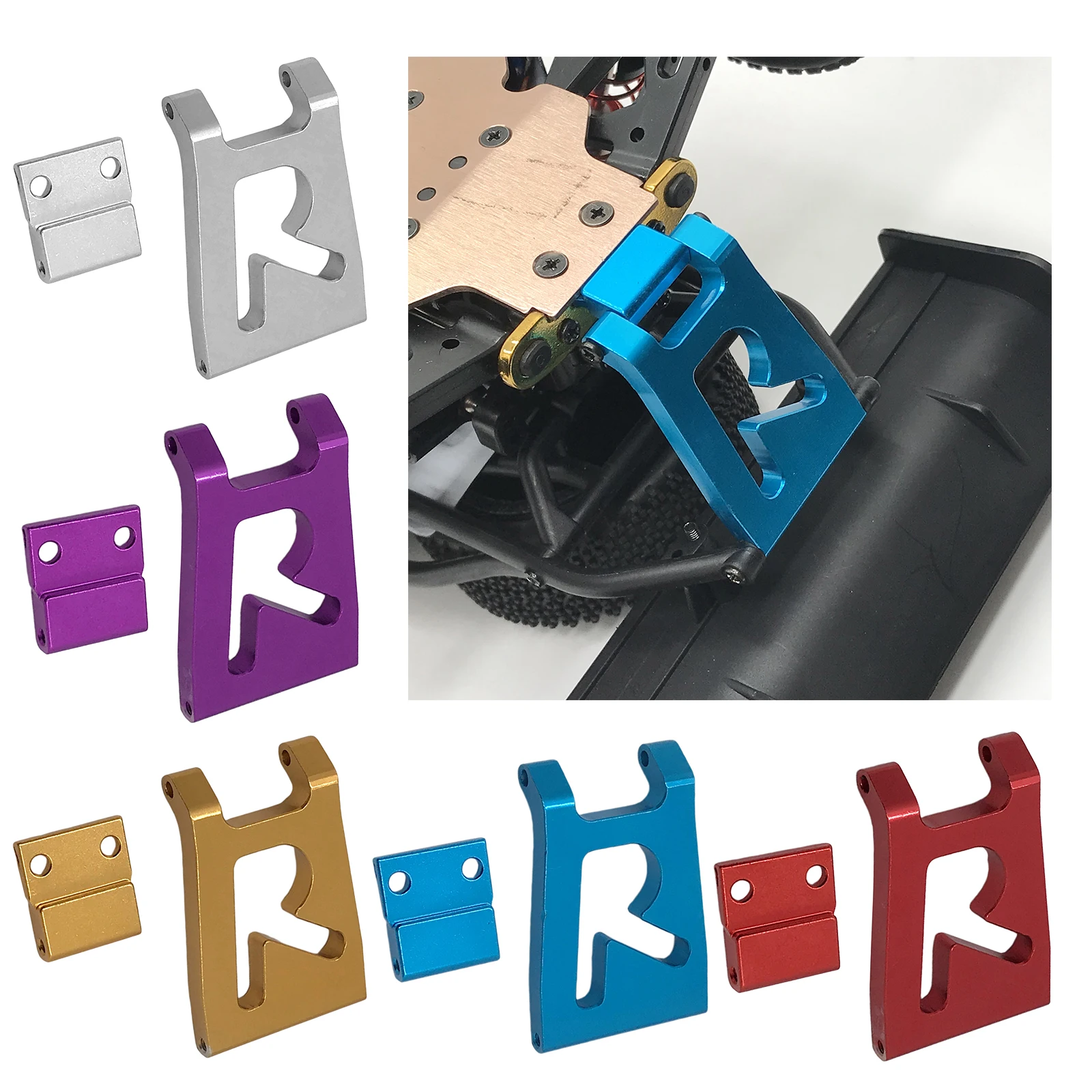 

RC Accessory Remoted Control Car Rear Guard Protection fits for 1:12 Wltoys 124018 RC Car Model Parts