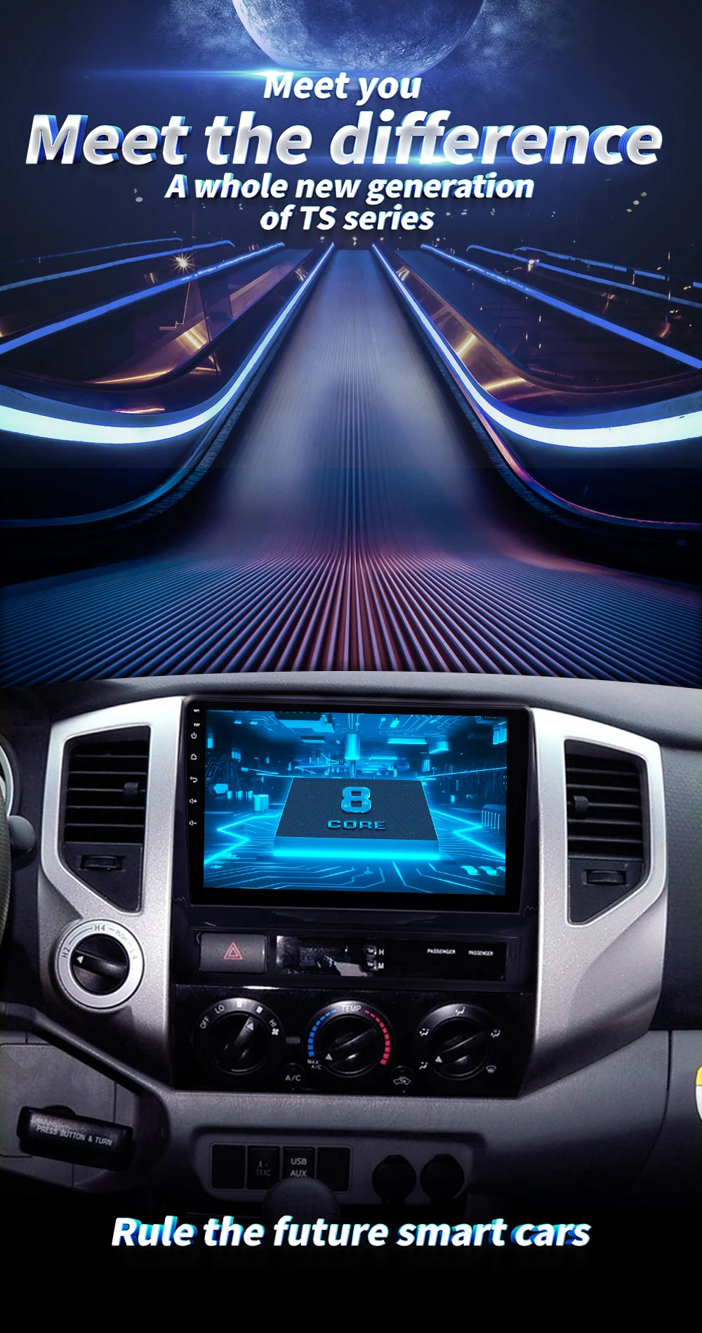 Android 9,0 автомобильный DVD gps стерео аудио навигационная система для Тойота Такома/HILUX 2005-2013 лет радио плеер