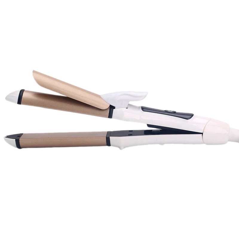 

Electric Hair Curler Long Curling Tong Wand Professional Hair Curling Iron Ceramic Flat Iron EU Plug