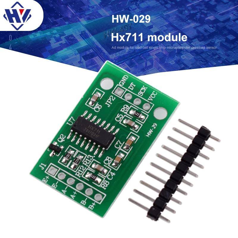 

10pcs/lot HX711 Load Cell A/D Module MCU Weight Sensor Electronic Scale Aluminum Alloy Weighing 24-bit Pressure Sensor Module