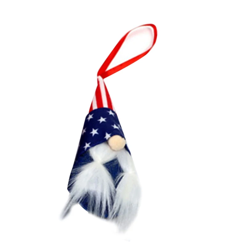 

Independence Day Hanging Gnome Ornaments Plush Gnomes Home Office Party Decor Art Craft Decoration
